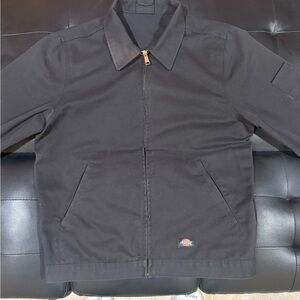 Men's Black Zip-Up Jacket